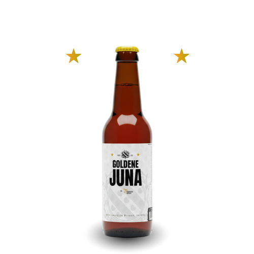 flasche goldene juna bier ostfriesland pils